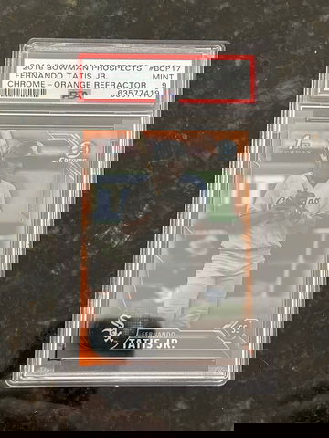 2016 Bowman Chrome Prospects Fernando Tatis Jr Orange Refractor /25 PSA 9