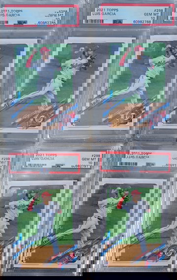 2021 Topps Luis Garcia #298 (PSA 10 x 4)