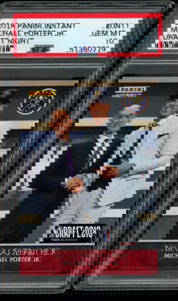 2018 Panini Instant Draft Night #DN11 Michael Porter Jr. PSA Gem Mint 10