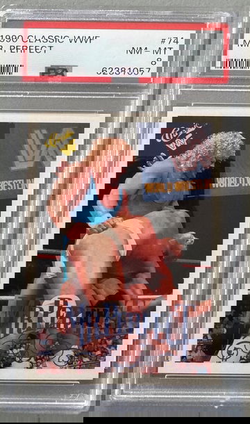 1990 Classic WWF WWE Mr. Perfect Curt Hennig PSA 8