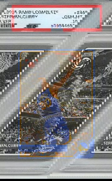 2015 PANINI COMPLETE SILVER #248 STEPHEN CURRY CARD WARRIORS PSA 10 LOW POP