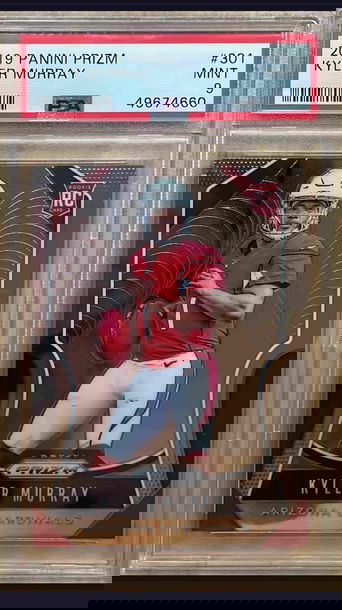 2019 PANINI PRIZM KYLER MURRAY PSA 9 ROOKIE RC BASE #301