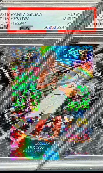 2018 Panini Select Collin Sexton 279 Courtside Tie-Dye Prizm #/25 - PSA 9