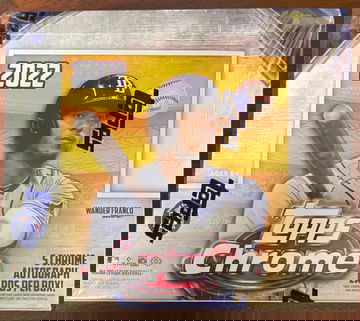 2022 TOPPS CHROME JUMBO BASEBALL BOX 5 AUTOS