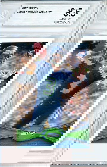 2012 TOPPS RUSSELL WILSON #165 SEATTLE SEAHAWKS ROOKIE RC BGS 8.5 NM MT