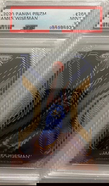 2020 Panini Prizm James Wiseman PSA 9 MINT
