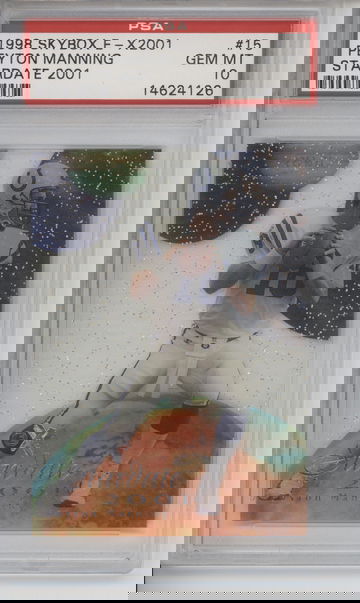 1998 Skybox E-X2001 Stardate 2001 Peyton Manning RC PSA 10