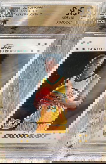 2007 Kevin Durant Topps Rookie BGS 9.5