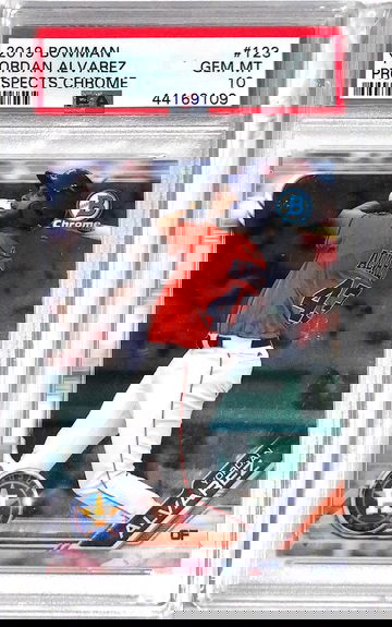 2019 Bowman Chrome Yordan Alvarez PSA 10