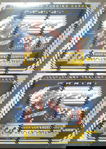 2X 2020-21 Panini Prizm NBA Mega Boxes - Target Red Ice Prizms