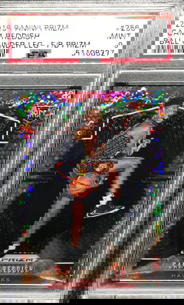 2019 Panini Prizm Cam Reddish Ball Under Leg Fast Break Variation