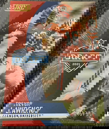 2021 Score NFL Draft Gold Zone Trevor Lawrence