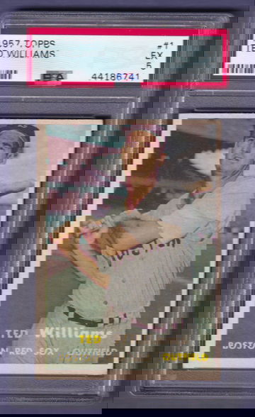 1957 Topps #1 Ted Williams PSA 5