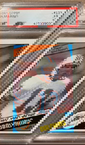 Dan Marino 1984 Topps RC PSA 5