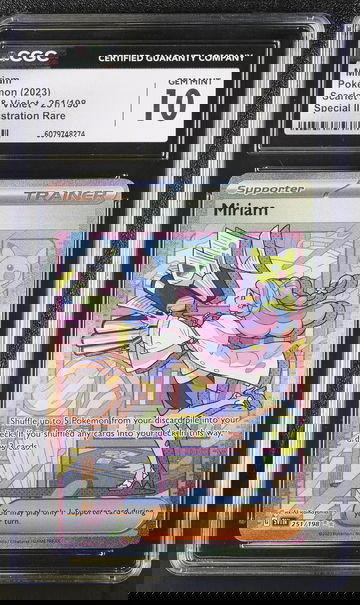 2023 Pokémon Scarlet & Violet Illustration Rare Trainer Miriam #251/198 CGC 10