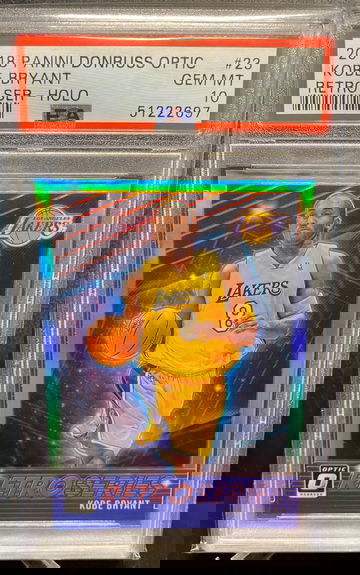 Kobe Bryant Retro Optic PSA 10 Silver Holo