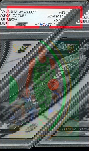 2017-18 Select Jayson Tatum Silver Prizm PSA 10 RC
