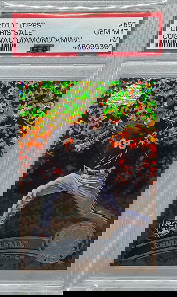 2011 Topps Chris Sale Cognac Diamond 