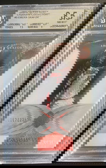 2006 Upper Deck Exquisite Collection #3 Emeka Okafor 162/235 BGS 8.5