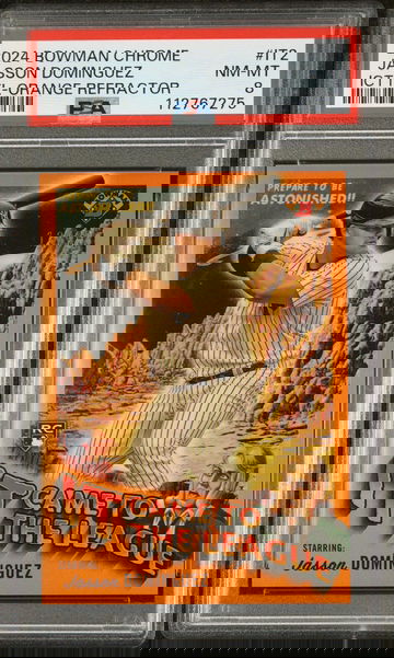 2024 Bowman Chrome #IT-2 Jasson Domínguez It Came to the League /25 PSA 8