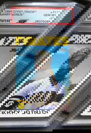 1986 Barry Bonds Topps Traded PSA 10