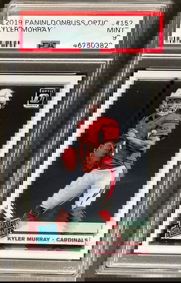 2019 Donruss Optic Kyler Murray RC PSA 9 Mint