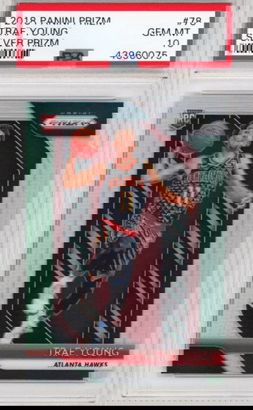 PSA 10 2018 Prizm Silver Trae Young