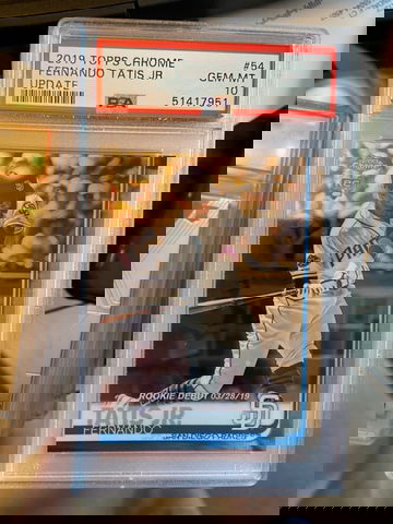 2019 Topps Chrome Update #54 FERNANDO TATIS JR. PSA 10 GEM MINT Rookie Card  QTY