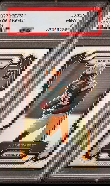 2023 PANINI PRIZM JAYDEN REED SILVER PRIZM #334 RC ROOKIE PSA 9