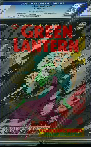 GREEN LANTERN #57, CGC 8.5 VF+