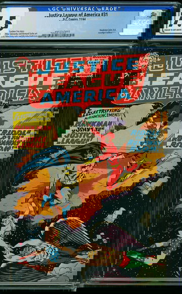 JUSTICE LEAGUE OF AMERICA #31, CGC 7.5 VF-