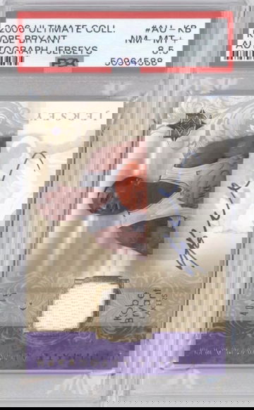 2006 KOBE BRYANT UD ULTIMATE COLLECTION AUTOGRAPH JERSEYS PSA 8.5