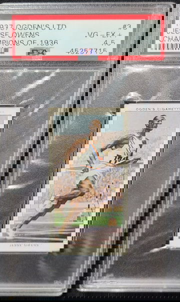 Jesse Owens 1937 Odgen's LTD. #3 PSA 4.5 VG-EX+ BEAUTIFUL