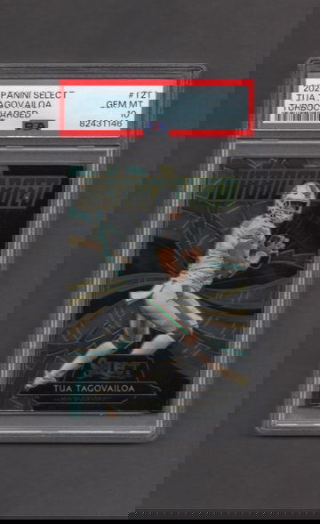 2020 Panini Select Turbocharged #T21 Tua Tagovailoa PSA 10 RC Rookie Dolphins