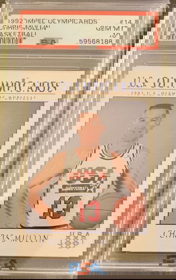 1992 Impel Olympicards Basketball Chris Mullin #14 - Graded Card PSA 10 Gem MT!