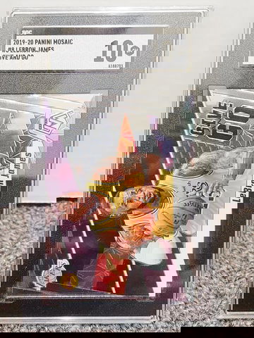 LeBron James 2019 Panini Mosaic Give and Go #8 SGC 10