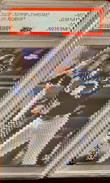 Luis Robert 2020 Topps Chrome RC PSA10 Gem Mint 