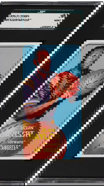 1970 Topps Basketball Elgin Baylor #65 SGC 9 MINT