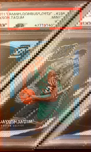 2017 Panini DonRuss Optic Jayson Tatum Rookie PSA 9 Mint