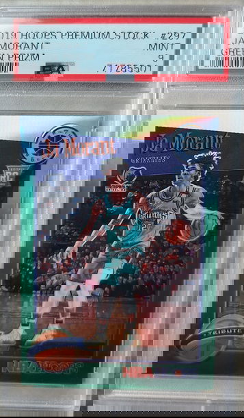 2019 Hoops Premium Stock Ja Morant PSA-9