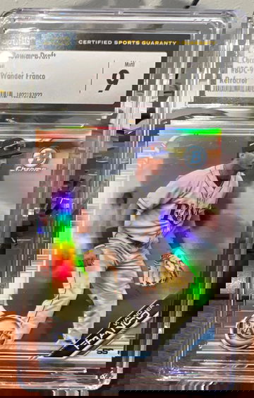 2019 Bowman Draft Chrome 93 Wander Franco Refractor