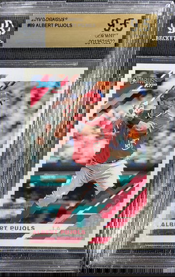 2019 Donruss Albert Pujols BGS 9.5 GEM MINT 700 HRs!