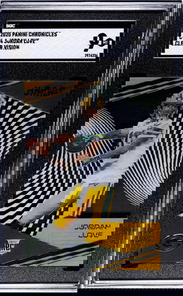 2020 Panini Chronicles #CV-4 Jordan Love Clear Vision SGC 9