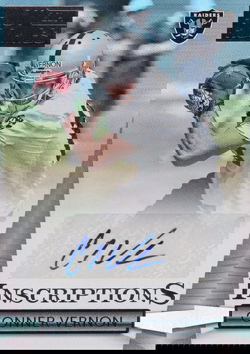 2014 Score Hot Rookies Conner Vernon #I-CV Auto 