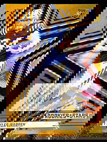 Tyler Warren  2025 Rookies & Stars  AUTO  GOLD /10  COLTS