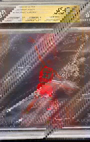 1993 Fleer Ultra Scoring Kings #5 Michael Jordan HOF GOAT Bulls BGS 9.5 GEM MINT
