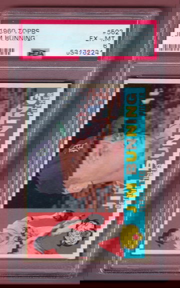 1960 Topps #502 Jim Bunning PS6