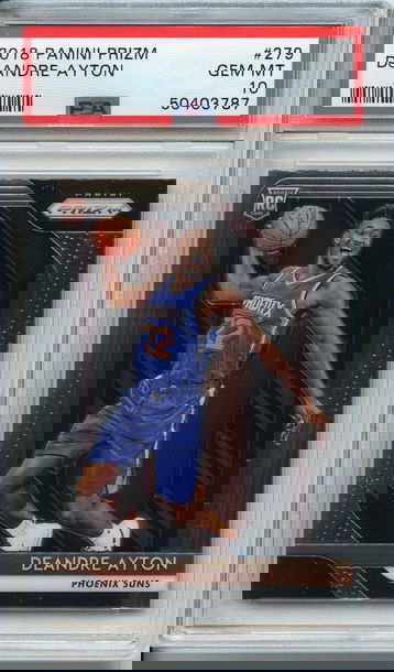 Deandre Ayton Prizm Rookie PSA 10 NEP 787