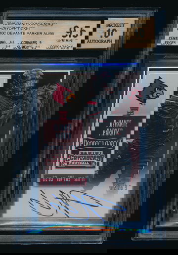 Devante Parker 2015 Contenders Playoff Ticket Variation #22/99 BGS 9.5/10 POP 2