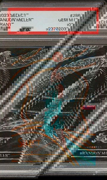 2023 SELECT BRANDON MILLER ROOKIE ELEPHANT PSA 10